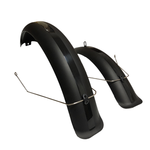 Guardabarros Universal para bicicleta, doble guardabarros de plástico ajustable para bicicletas de carretera 26 27,5 29 700C compatibles con <span class=keywords><strong>BMX</strong></span> y ciclismo de carretera - Product Image 4