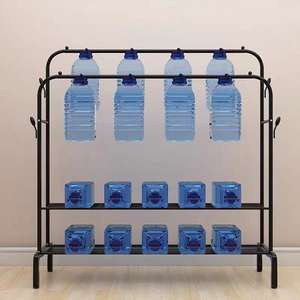 Perchero Multifuncional Independiente para Colgar en el Árbol, para Bolsos, Sombreros, <span class=keywords><strong>Chaquetas</strong></span>, Paraguas, Abrigos, Perchero de Metal Negro con Ruedas - Product Image 4