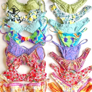 Maillots de bain personnalisés par le fabricant, impression de logo, design vintage, maillots de bain de haute qualité, bikini deux pièces pour femmes - Product Image 1