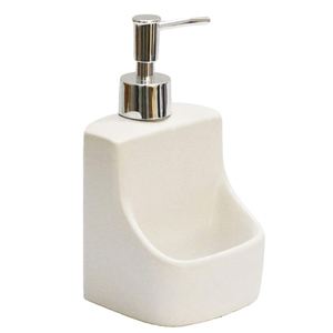 Dispensador de Jabón de Cerámica para <span class=keywords><strong>Baño</strong></span> con Diseño de Gato en Relieve 3D y Acabado Rosa Glaseado - Product Image 2