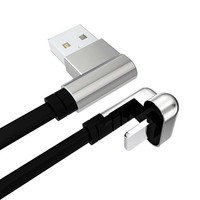 Câble de données USB-C vers Type-C à angle droit de 90 degrés Gamer Sync 5A à charge rapide avec gaine en silicone pour ordinateur et imprimante