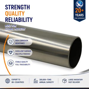 JIS G4305 310S Cold Rolled 8K Mirror 48.3mm Sch120 JIS G4305 Stainless Steel Pipe for Marine Engineering - Product Image 1