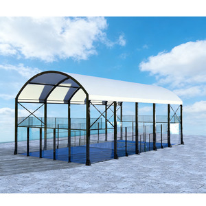 Nouveau design de terrain de padel, prix compétitif, terrain de padel individuel, vente flash, terrain de padel panoramique de 10*20m à vendre - Product Image 1