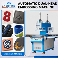 Automatische Präzise Temperaturkontrolle Silikon 3D-Heißprägemaschine für Kleidung Leder Geldbörsen 3D-Textur Prägung