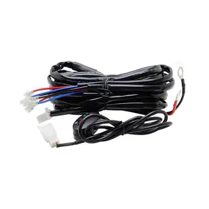 Foco LED conjunto de arnés de luz antiniebla arnés de barra de luz LED <span class=keywords><strong>3M</strong></span> 12V interruptor de relé de fusible para piloto automático todoterreno - Product Image 4