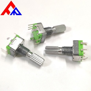 Encodeur incrémental de haute qualité EC11 à 3 broches et 5 broches, à arbre métallique cannelé/arbre plat, DC5V -30~+80, diamètre 6mm - Product Image 6