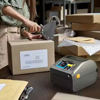 Zebra ZD621 Impresora Térmica de Código de Barras Original, 203dpi, 4 pulgadas, Impresora de Código de Barras de Escritorio para Gestión de Inventario de Almacén