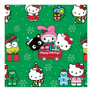 Các cửa hàng nhà máy sôi động giáng sinh theo chủ đề mèo phim hoạt hình kỹ thuật số in thoáng khí 100 cotton dệt vải cho quần áo - Product Image 2