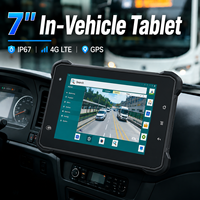 Tablette Android robuste 7 pouces, processeur Qualcomm Octa Core 1,8 GHz, écran capacitif 800 nits lisible en plein soleil, ordinateur embarqué IP67, échange à chaud