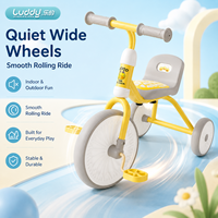 Tricycle évolutif 3-en-1 Luddy B.Duck pour bébé, poussette, vélo à pédales et porteur d'éveil pour la coordination