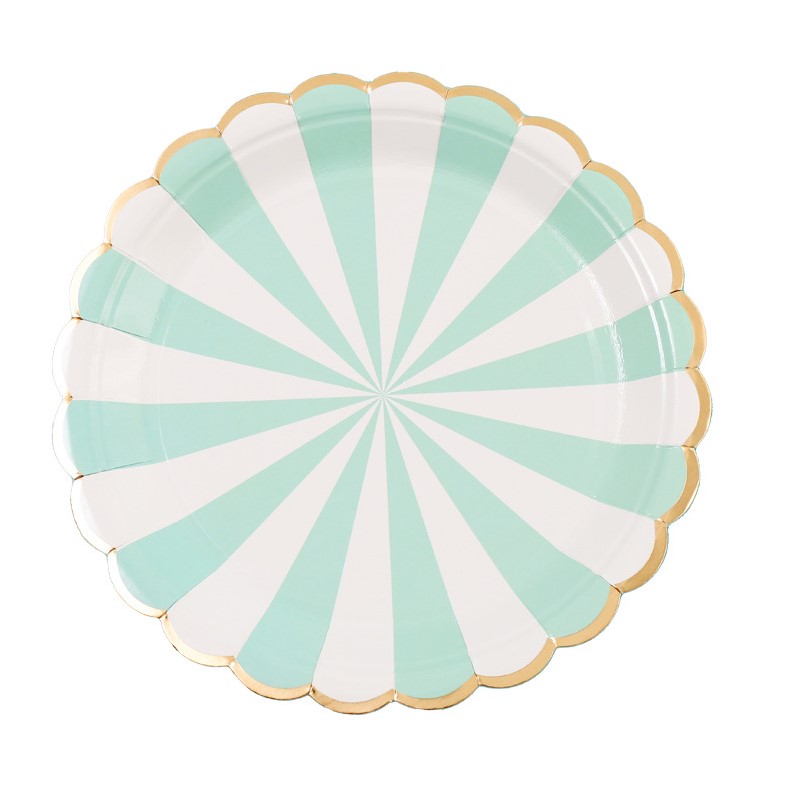 Plato de 9 pulgadas*8 piezas