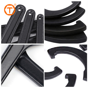 Universal Coilover Coil Over Shock Tool C Shaped Hook <strong>Spanner</strong> Wrench <strong>Set</strong> for Suspension System and Shock Adjustment - Product Image 3