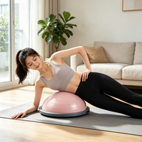 Ballon d'équilibre demi-sphère antidérapant pour la rééducation physique, le yoga, le studio et l'exercice à domicile