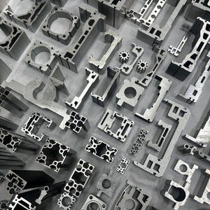 Profili in alluminio anodizzante per estrusione industriale lavorati a cnc - Product Image 1