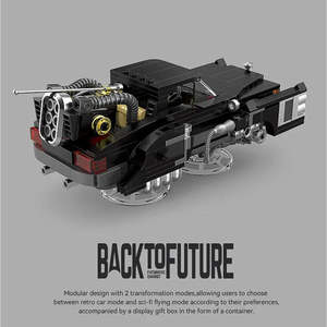 PB8827 MINI Voiture de Sport Modèle de Blocs de Construction MOC Petites Particules Blocs Créatifs Jouets <span class=keywords><strong>pour</strong></span> Enfants Adultes Cadeau de Noël - Product Image 3