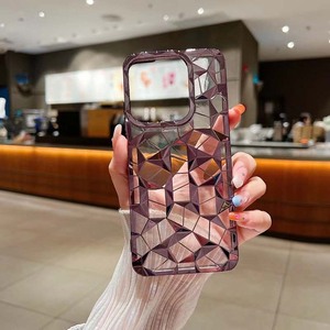 Funda <span class=keywords><strong>de</strong></span> teléfono móvil <span class=keywords><strong>de</strong></span> TPU transparente con patrón <span class=keywords><strong>de</strong></span> diamante galvanoplastia al mejor precio para Infinix Spark Go 10 10C 9 8C 7 7T 4 20 Hot 8 - Product Image 3