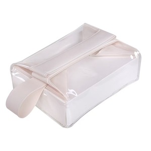 Sac de toilette magnétique en PVC transparent approuvé par la TSA, pliable, grande capacité pour femmes et hommes en voyage - Product Image 3
