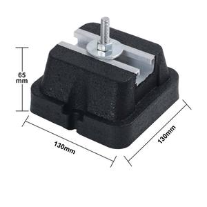 Supporti isolatori in gomma Anti-vibrazione per condizionatori e pompe essenziali per reprimere oscillazioni - Product Image 6