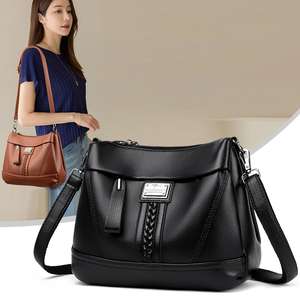 Fashion Designer Crossbody Bags High Quality PU <b>Leather</b> Shoulder Messenger Bag Casual Totes Luxury Women New Handbags and <b>Purses</b> - Product Image 2