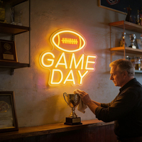 Neonawall – Enseigne néon LED personnalisable, dimmable, USB, IP65, pour les fans de football et les décorateurs de salles de jeux