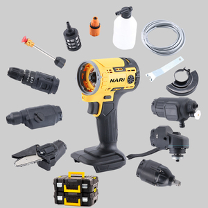 Outil de réparation domestique sans balais pour batteries, perceuse à percussion, clé à chocs, marteau, tronçonneuse, souffleur, pistolet de lavage, ensemble DYB-02 multi-usages - Product Image 2