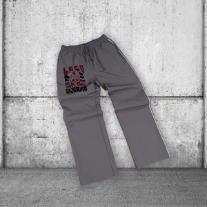Baggy Gym Athletic Running Hombres Jogger Pantalones de chándal Rayas laterales Logotipo personalizado 100% Algodón Ecológico Transpirable Lona de gran tamaño - Product Image 3