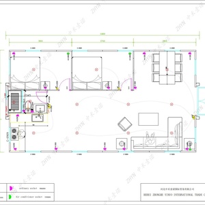 Casa Contenedor Modular de Acero, Completamente Amueblada, Prefabricada, Plegable, con Estructura de Acero Galvanizado y Aluminio - Product Image 2