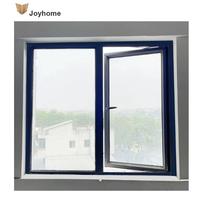 Fenêtres à battant en aluminium insonorisées à double vitrage sur mesure Conception écoénergétique résistante aux chocs avec cadre en alliage d'aluminium