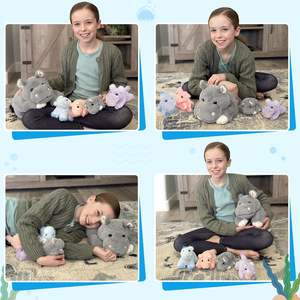 Мягкая плюшевая подушка-Бегемот, 5 шт. - Product Image 6