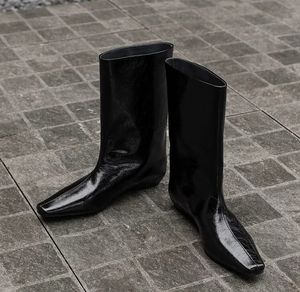 Stivaletti da <span class=keywords><strong>Donna</strong></span> con Punta Affusolata Inverno 2026, Design Vintage, Tacco Basso, Scarpe in Morbida <span class=keywords><strong>Pelle</strong></span>, Stile Moderno - Product Image 2