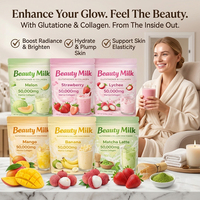 Poudre de boisson au collagène multi-saveurs 50000mg, collagène marin, glutathion, marque privée OEM