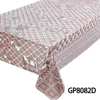Nappe en plastique imperméable et anti-taches, housse de table en PVC pour la décoration de la maison