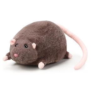 Peluche de Rata Gigante Realista de Color Marrón 8436 con Cuerpo Redondo y Colas Largas, Juguetes de Broma para Niños, Regalos de Halloween, Peluche de Rata Gigante - Product Image 1