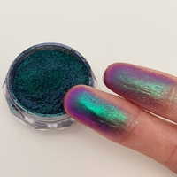 Rouge à lèvres Mica poudre Pigment lueur dans le noir peinture caméléon bonbons noir à rouge perle paillettes en vrac Hyrox pâte pour pierre
