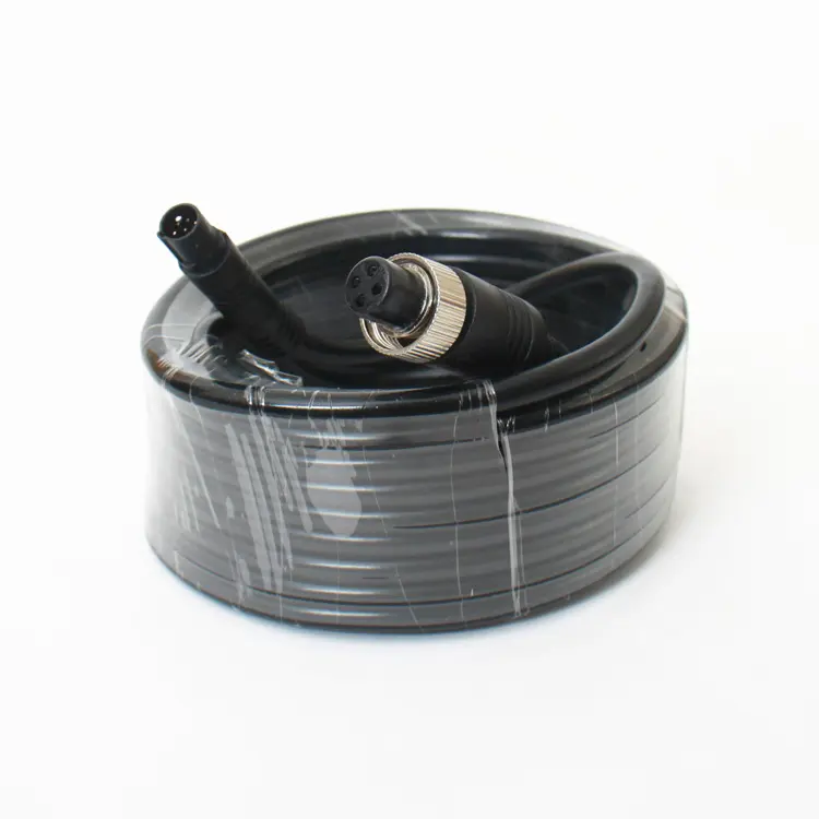 Ip67 водонепроницаемый 4 Pin типа «папа» к женскому авиации закручивающаяся крышка разъема M12 кабель-удлинитель