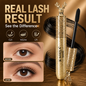 Mascara en gros à <span class=keywords><strong>prix</strong></span> avantageux, effet volume et longueur, longue tenue, recourbant, pour <span class=keywords><strong>cils</strong></span> épais, motif cerf doré, en stock, OEM ODM - Product Image 5