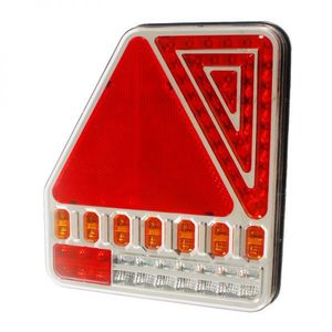 Emark LED <span class=keywords><strong>feu</strong></span> arrière dynamique 12-24V clignotant d'arrêt indicateur de brouillard feux arrière avec réflecteur pour remorque camion SUV ATV - Product Image 2