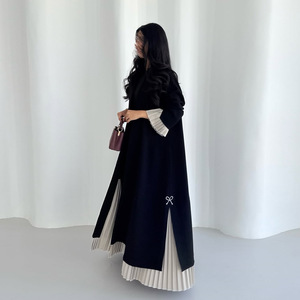 Robe Abaya Maxi de Dubaï en Gros pour Femmes, Robe Kaftan Turque Modeste, Robe Maxi Plissée Modeste, Vêtements Islamiques de Luxe pour Femme - Product Image 3