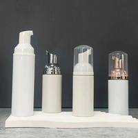 Botella vacía de plástico con dispensador de espuma para jabón de manos, 50 ml, para champú y sérum para el cuidado de la piel