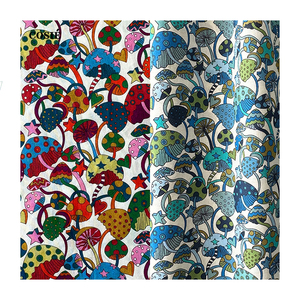 Tana Cỏ bông nấm mô hình cổ điển màu xanh trẻ em bé DIY may hữu cơ in New ma thuật tự do của London vải - Product Image 1