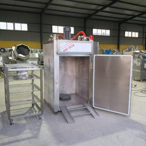 Four à fumage professionnel 30/50/100/250/500 kg/heure pour poisson, poulet, <span class=keywords><strong>canard</strong></span>, saucisses fumées à chaud et fumoir à froid - Product Image 6