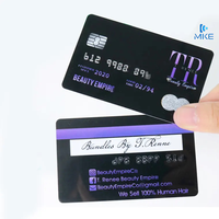 Cartes en plastique PVC de luxe, dorées brillantes, avec estampage à chaud et impression laser, pour cadeaux d'affaires, cartes de membre et cartes de mariage