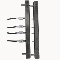 5.5 prise moule cordon d'alimentation adaptateur poli plastique Injection moule ABS PVC pour usage domestique CNC Machine acier coureur froid coureur