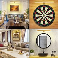 TSINYE LED Applique murale moderne pour miroir de salle de bain Lampes d'image à piles 3 couleurs et luminosité Dimmable Rechargeable