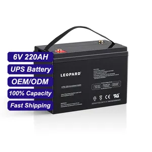 Wartungsfreie 6v 220ah AGM Deep Cycle Gel USV Batterie Blei Säure Solar batterie