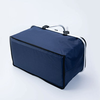 Sac isotherme pliable pour pique-nique, panier thermique double compartiment froid/chaud, pour camping, restauration et livraison de repas en extérieur