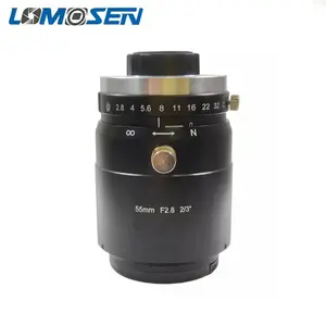 Kamera 2MP 2/3 "Buatan Profesional 50Mm Perbesaran Manual Lensa Industri Berkualitas Baik