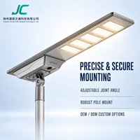 Lampadaire solaire intégré 120W 150W en aluminium moulé sous pression avec LED pour autoroutes, parcs et routes industrielles
