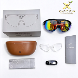 Gafas Inteligentes Q02 Ultra AI con Cámara, Grabación de Video HD de 8MP, Traducción en Tiempo Real con Audio, con Estuche de Carga, para Hombre y Mujer - Product Image 3