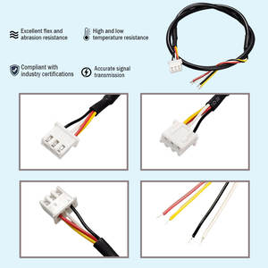 맞춤형 JST XH 3핀 어댑터 커넥터 전자 케이블 와이어 하네스 어셈블리 알루미늄 합금 도체 PVC 절연 400mm - Product Image 2